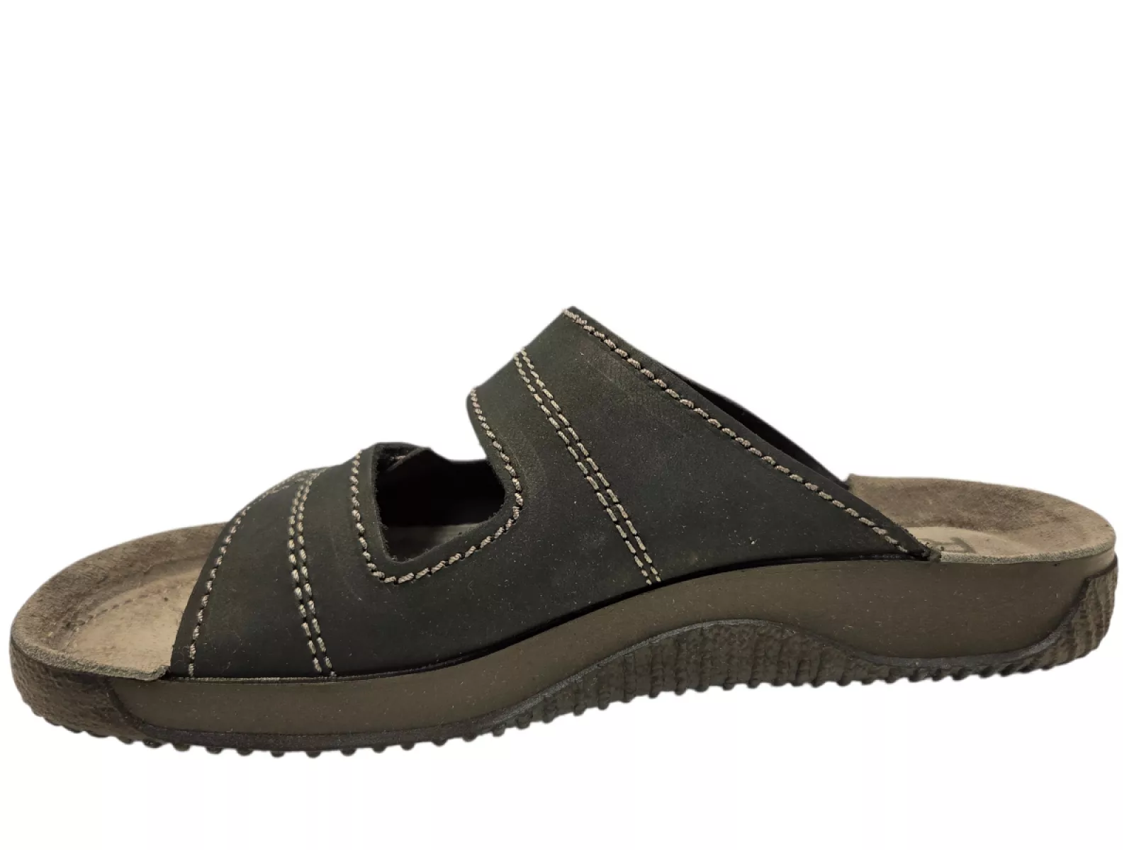 Rohde Rohde 1987 90 Zwarte Nubuck Heren Slippers