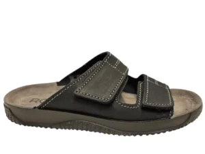 Rohde Rohde 1987 90 Zwarte Nubuck Heren Slippers