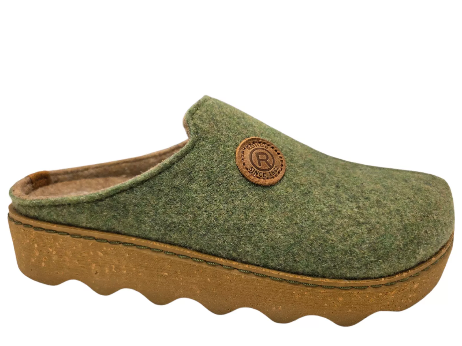 Rohde Rohde Groene Open Dames Pantoffels