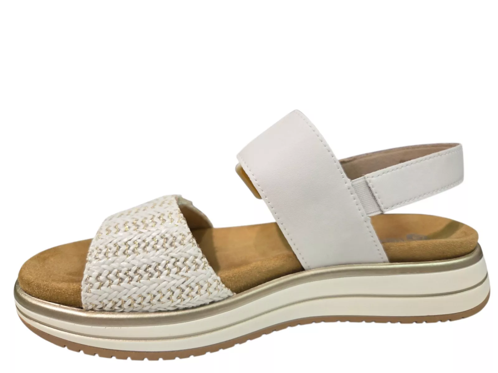 Remonte Remonte D1J53-81 Sandalen Wit Leer Dames