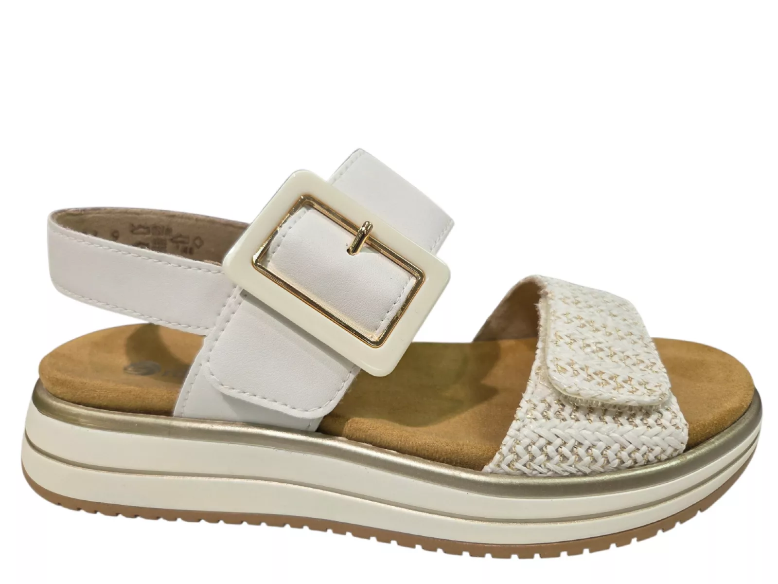 Remonte Remonte D1J53-81 Sandalen Wit Leer Dames