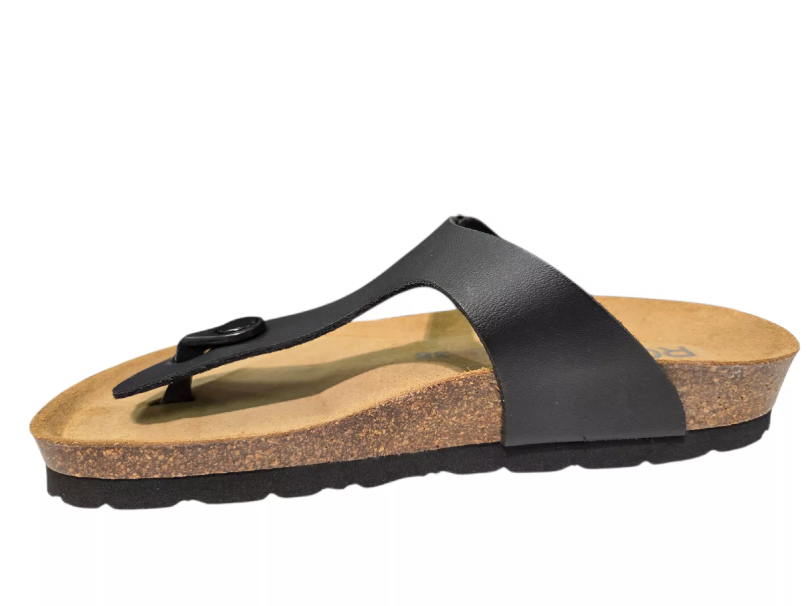 Rohde Rohde 5628 90 Teenslippers Zwart Leer Dames