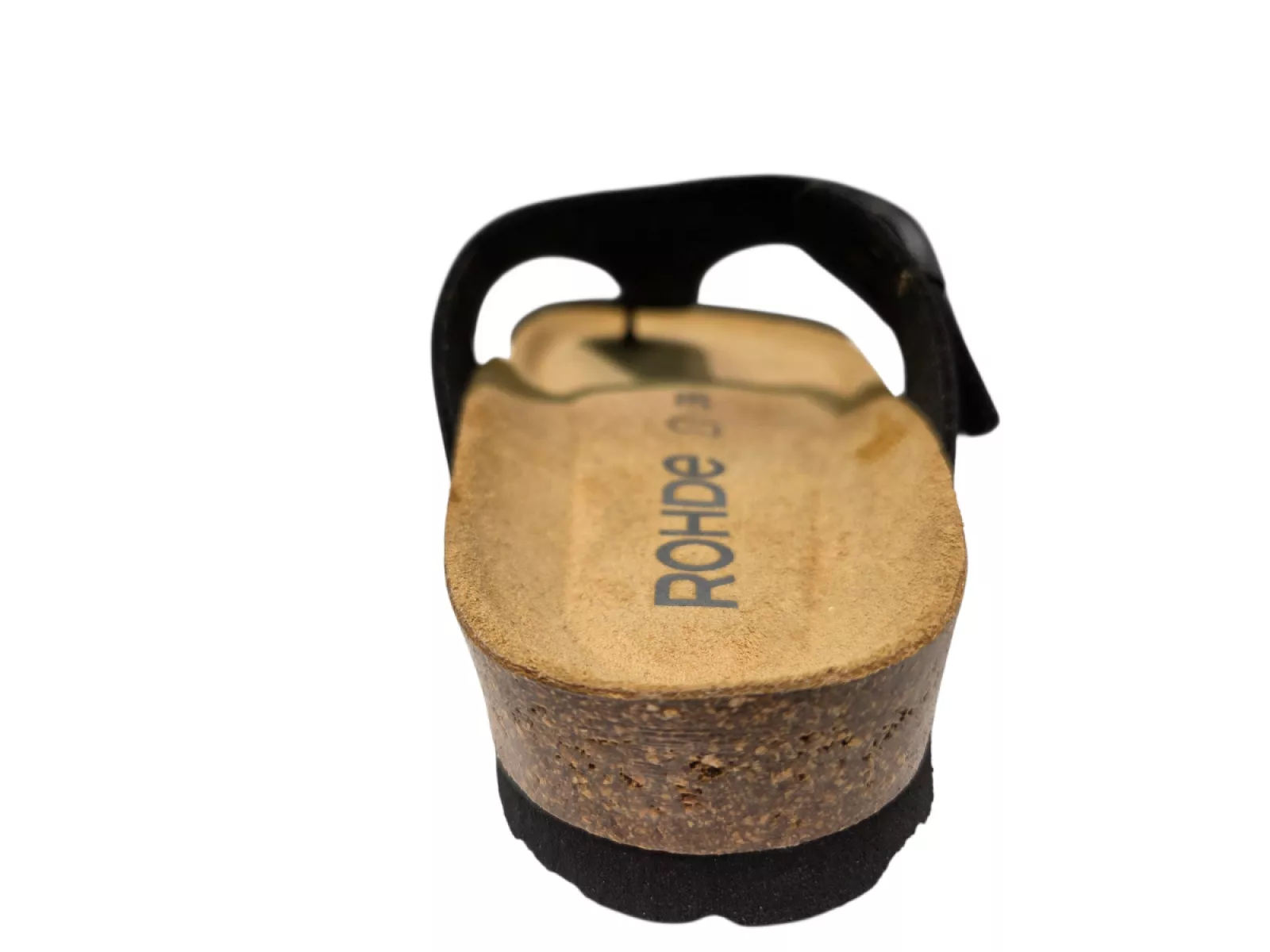 Rohde Rohde 5628 90 Teenslippers Zwart Leer Dames