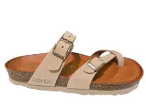 Rohde Rohde 5643 16 Teenslippers Beige Nubuck Dames