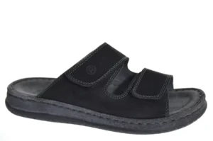 Rohde Rohde 6240 90 Slippers Nubuck Zwart Heren