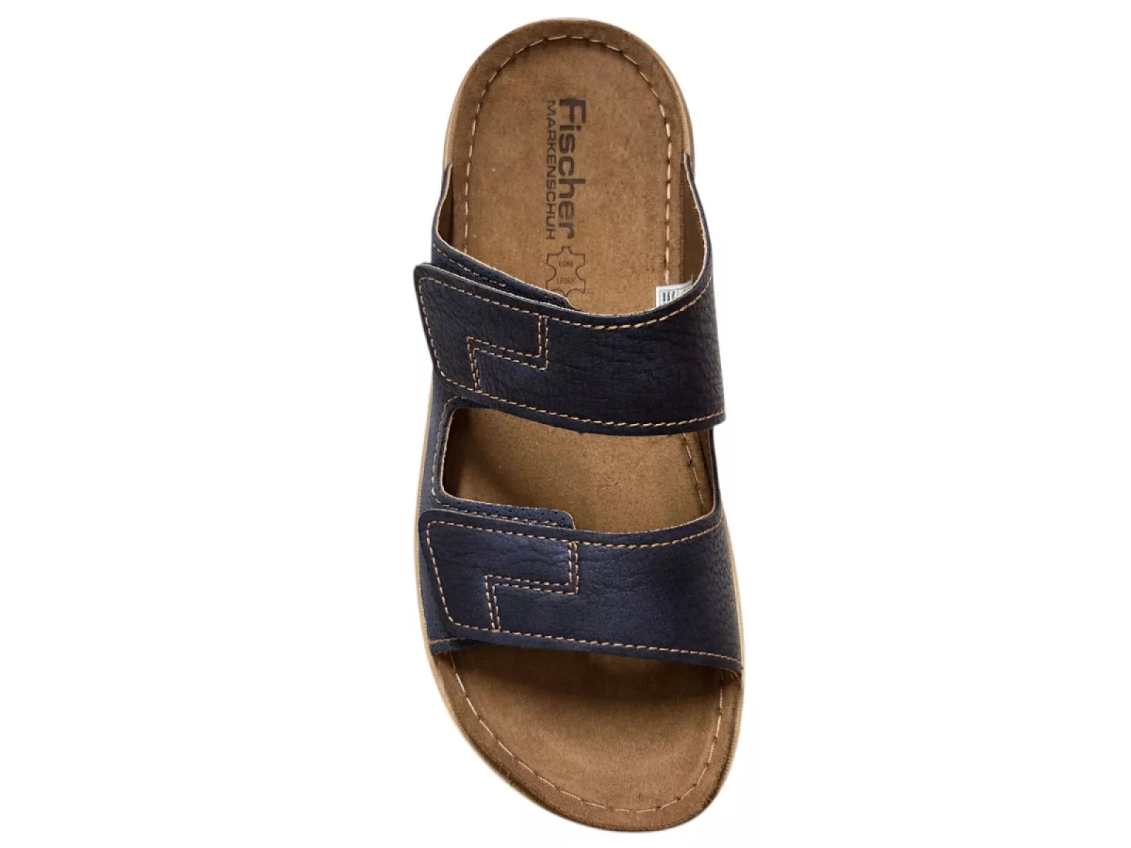 Fischer Fischer 556544 511 Slippers Blauw Leer Heren