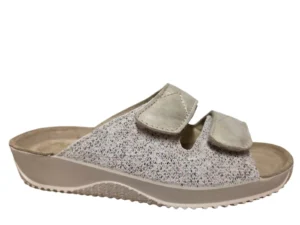 Rohde Rohde 1952 02 Slippers Wit Beige Leer Dames