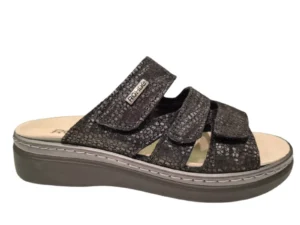 Rohde Rohde 5221 90 Slippers Zwart Leer Dames