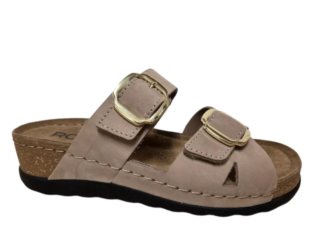 Rohde Rohde 5430 14 Slippers Beige Nubuck Dames