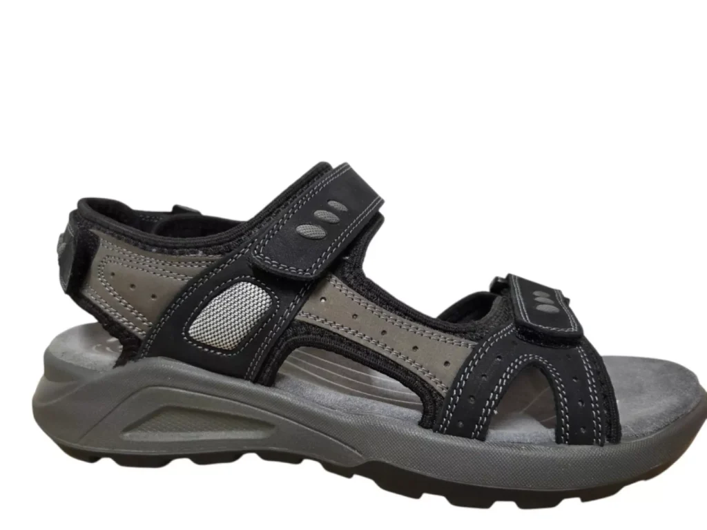 Rohde Rohde 5940 90 Sandalen Zwart Nubuck Heren