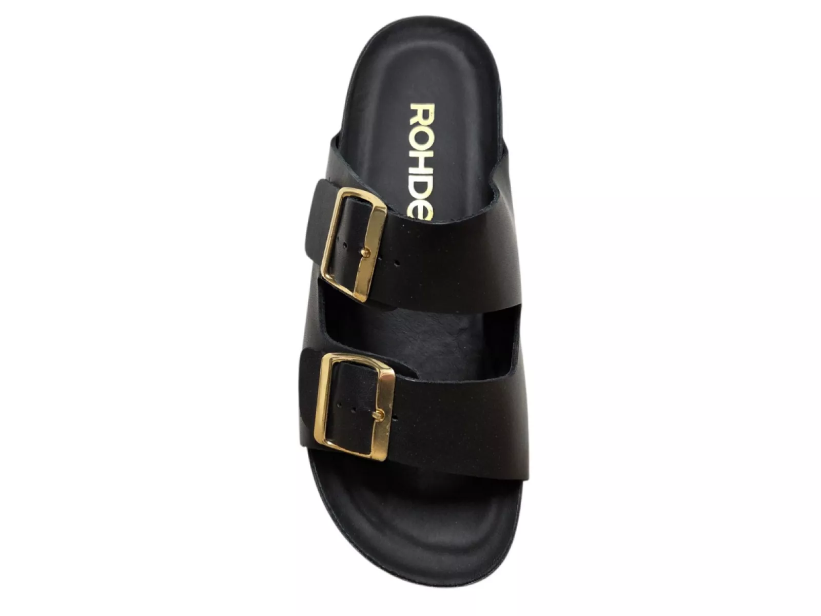 Rohde Rohde 6330 90 Slippers Zwart Leer Dames
