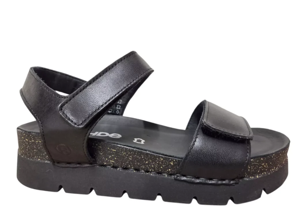 Rohde Rohde 6336 90 Sandalen Zwart Leer Dames