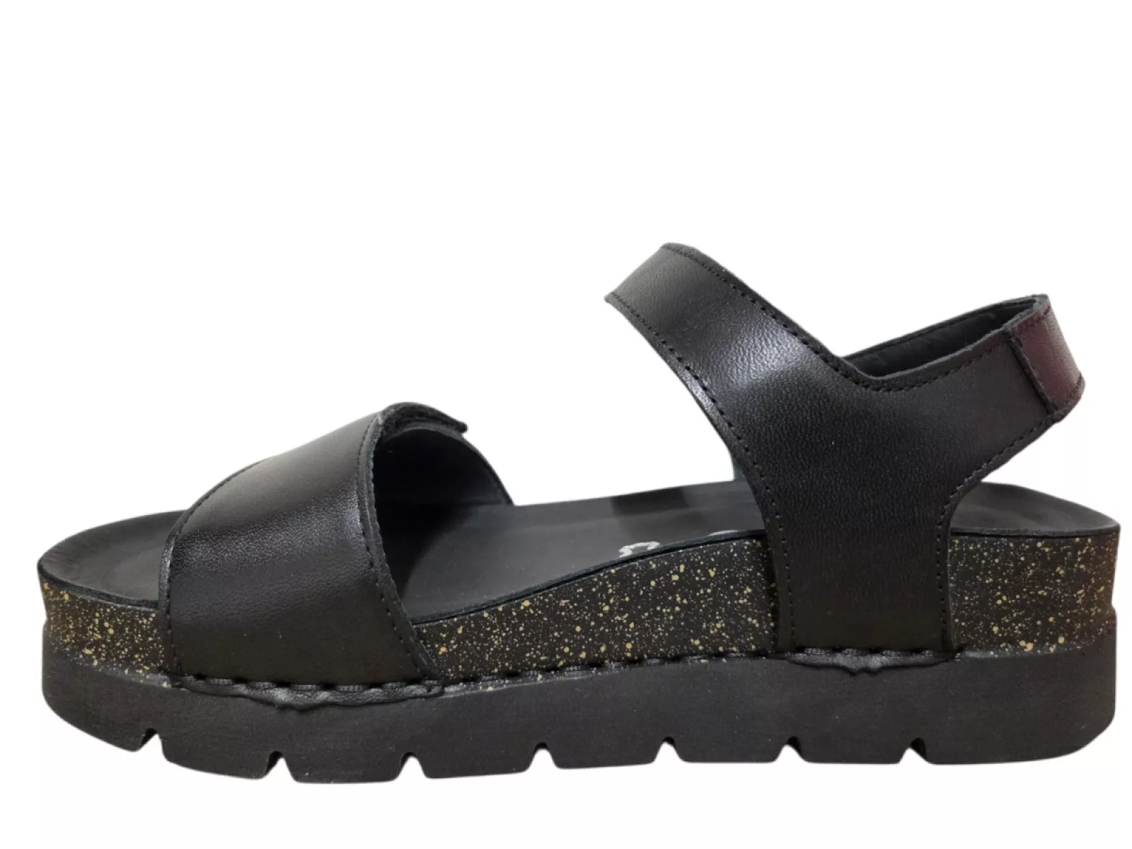 Rohde Rohde 6336 90 Sandalen Zwart Leer Dames