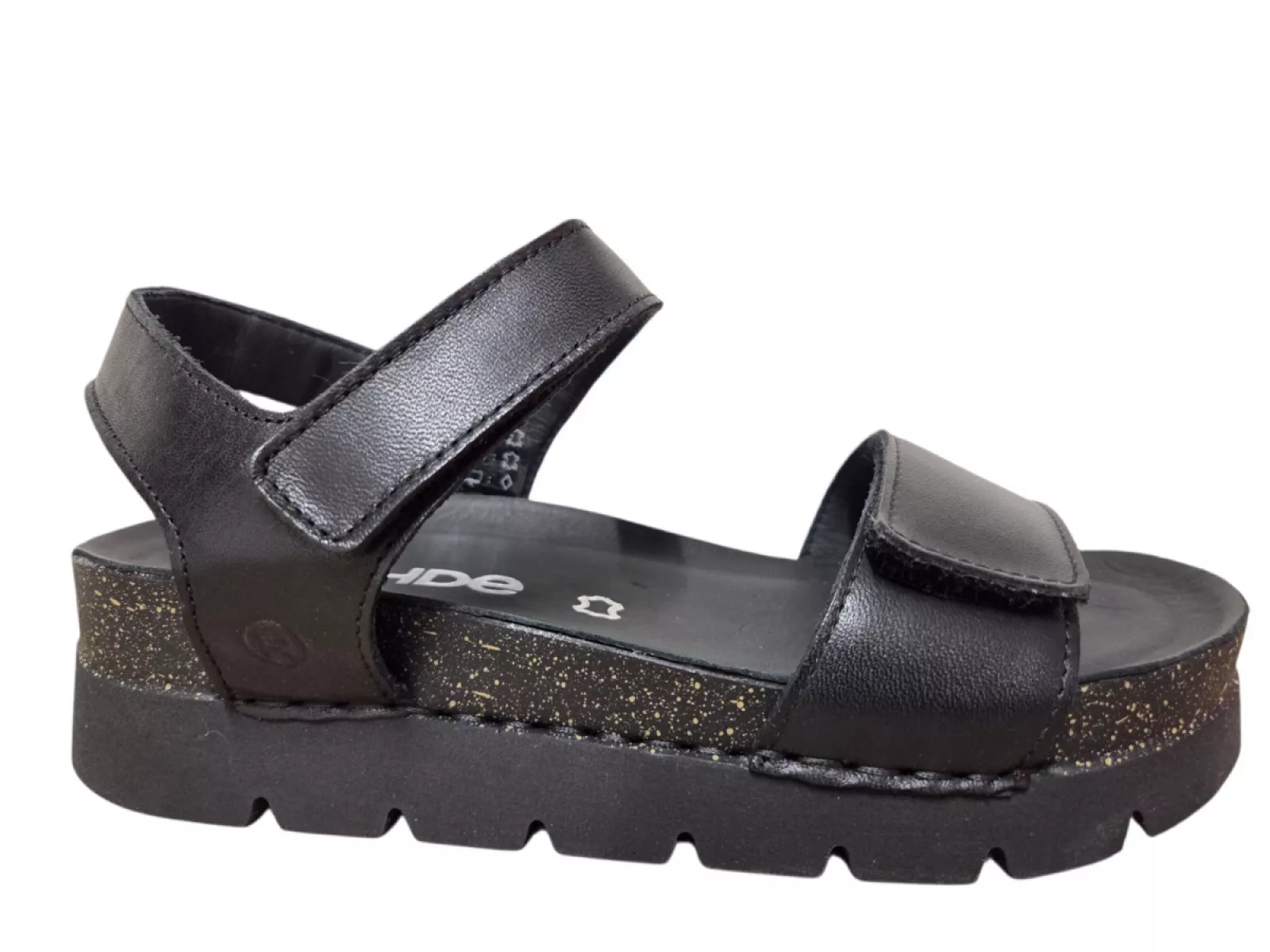 Rohde Rohde 6336 90 Sandalen Zwart Leer Dames
