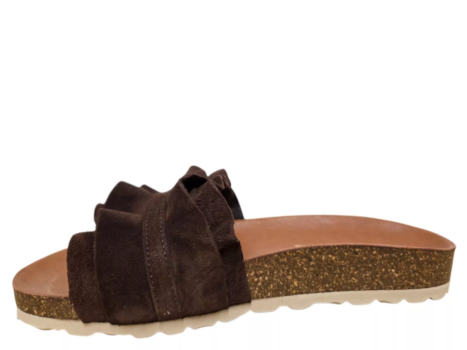 Verbenas Verbenas Rocio Marron Slippers Bruin Suede Dames