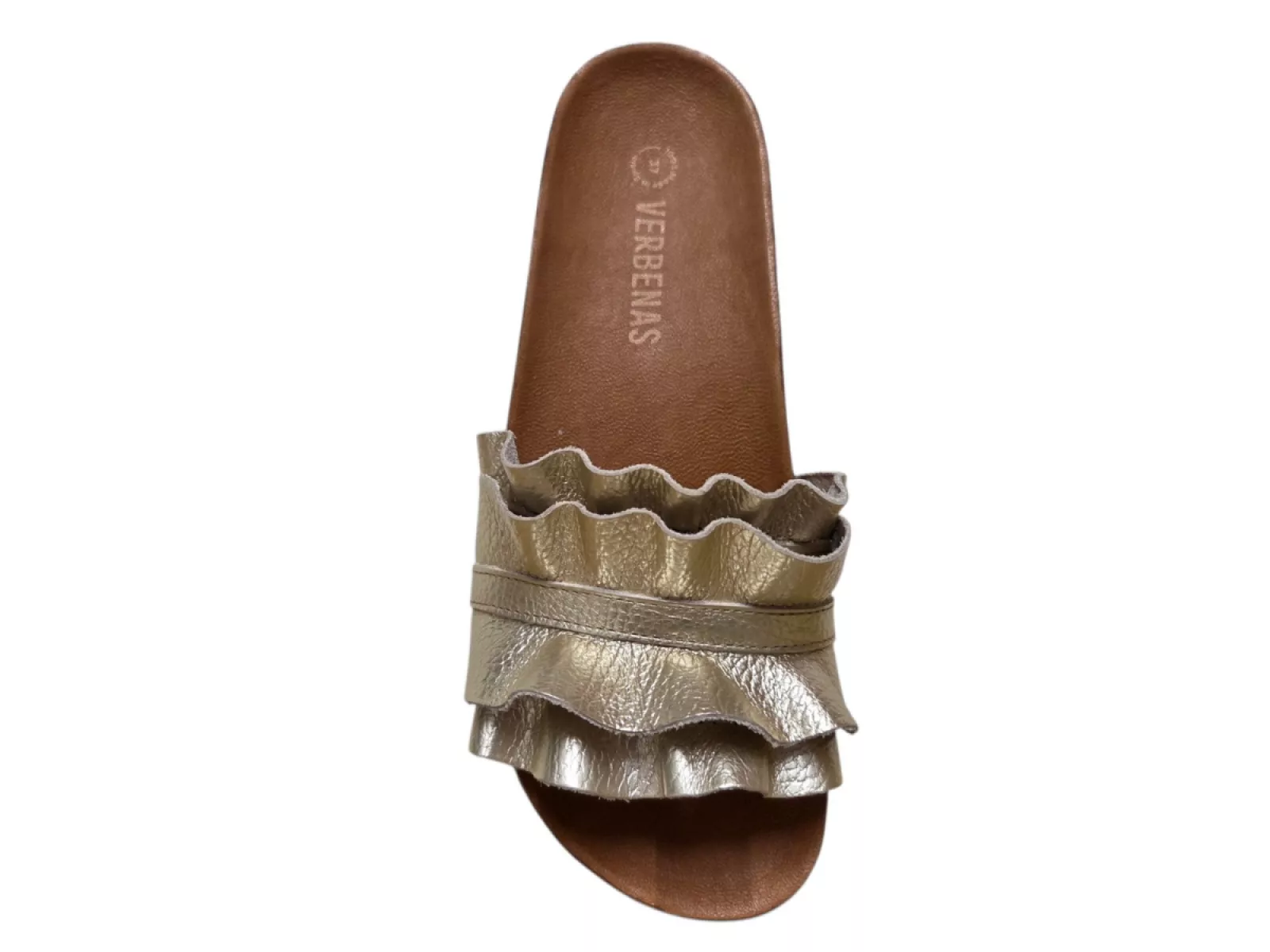 Verbenas Verbenas Rocio Oro Slippers Goud Leer Dames