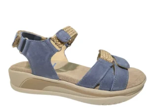 Wolky Wolky 0105612 840 Sandalen Blauw Suede Dames