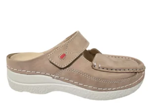 Wolky Wolky 0622736 125 Roll Slippers Beige Leer Dames