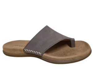 Gabor Gabor 03.700.13 Teenslippers Taupe Nubuck Dames