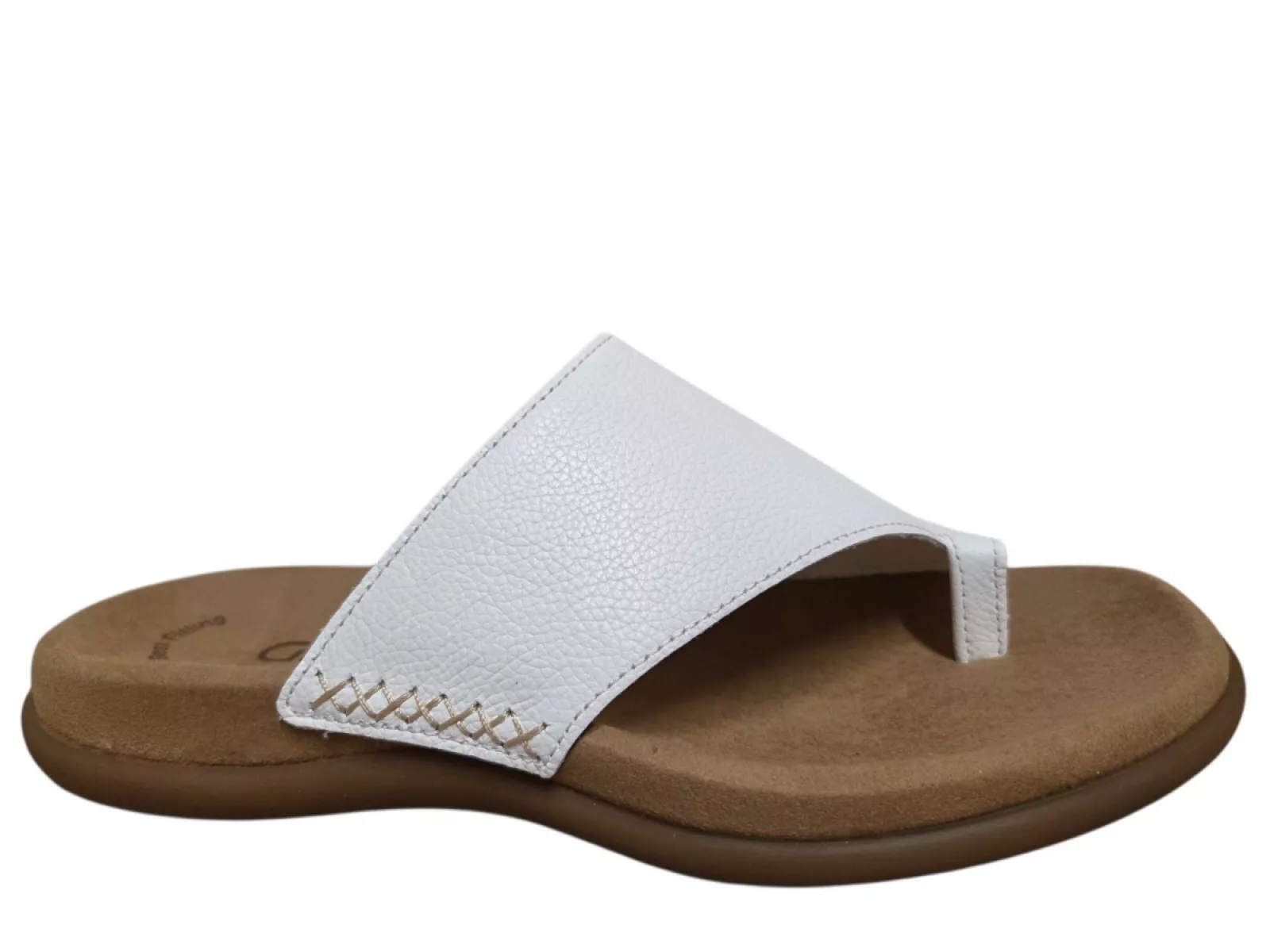 Gabor Gabor 03.700.21 Teenslippers Wit Leer Dames