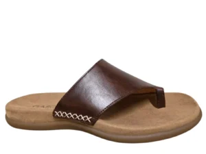 Gabor Gabor 03.700.24 Teenslippers Bruin Leer Dames