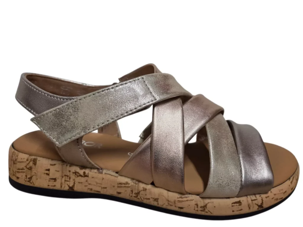 Gabor Gabor 82.736.82 Sandalen Zilver Brons Synthetisch Dames