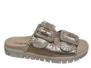 Gabor Gabor 83.741.62 Slippers Goud Leer Dames