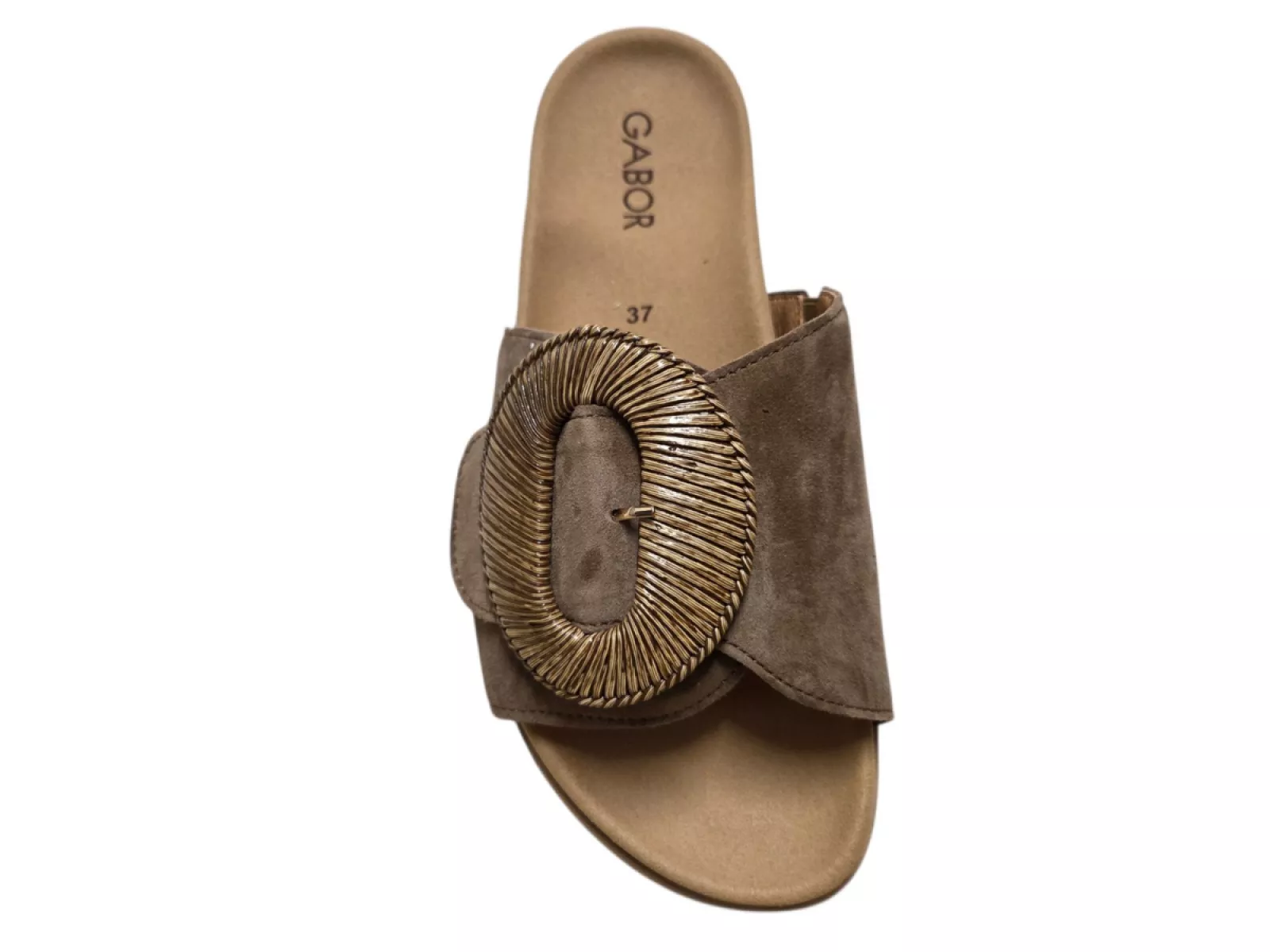 Gabor Gabor 83.742.14 Slippers Bruin Suede Dames