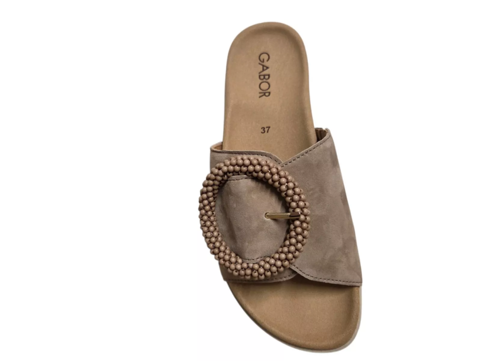 Gabor Gabor 83.745.14 Slippers Beige Suede Dames
