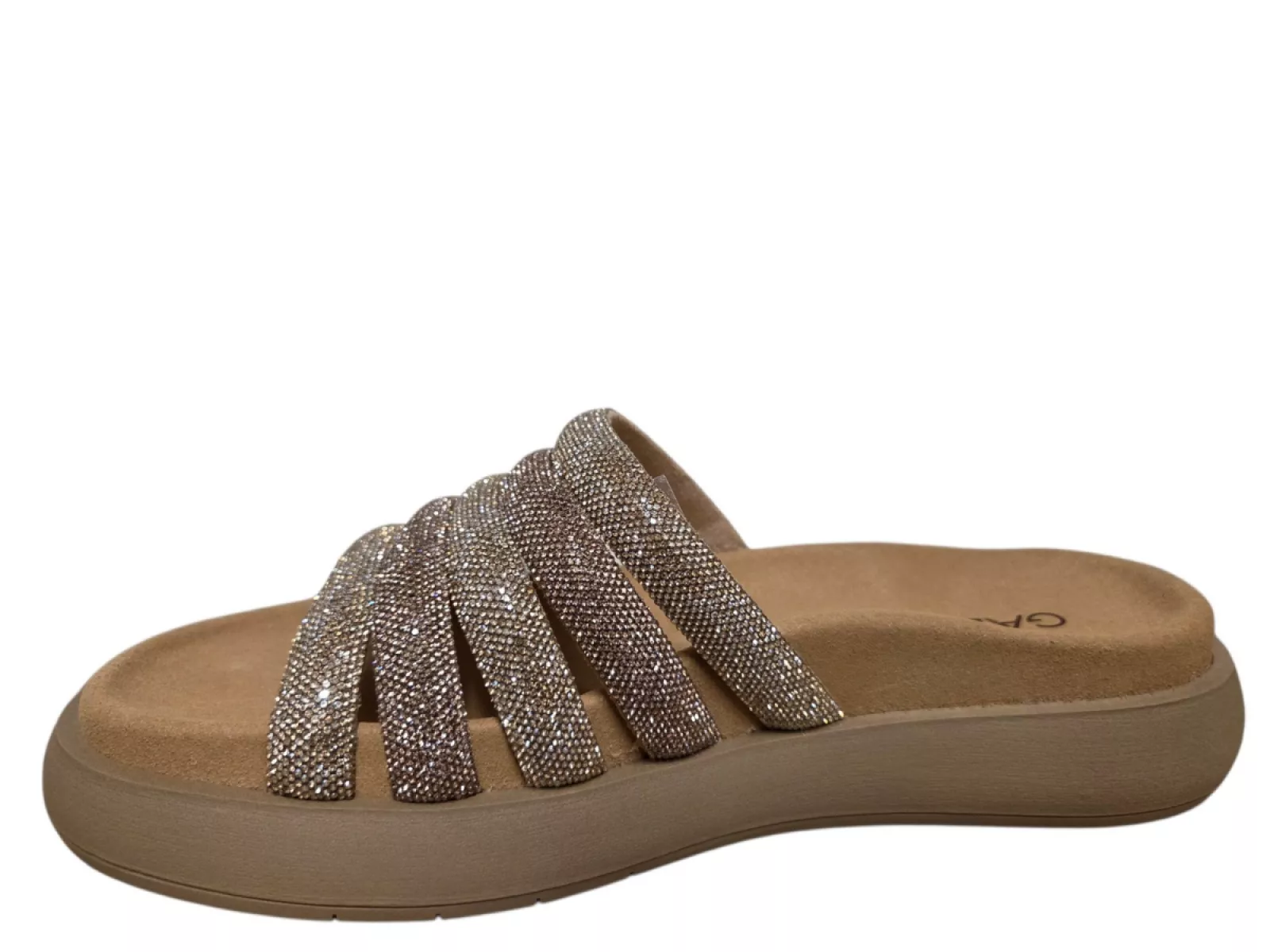 Gabor Gabor 83.752.82 Slippers Brons Goud Strass Leer Dames