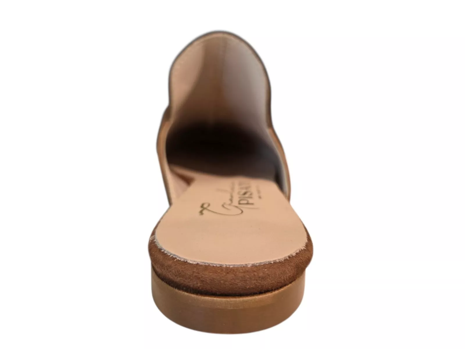 Gianluca Pisati Gianluca Pisati Scarlet Camoscio Legno Slippers Cognac Suede Dames