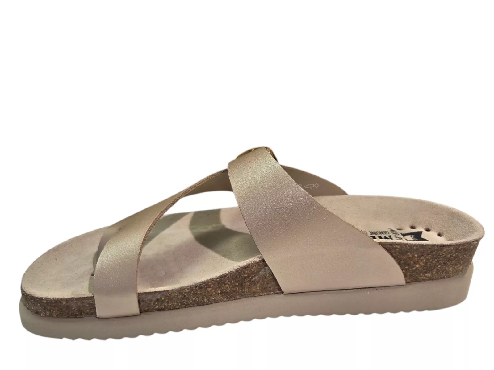 Mephisto Mephisto Helen Perla Platinum Teenslippers Platinum Leer Dames