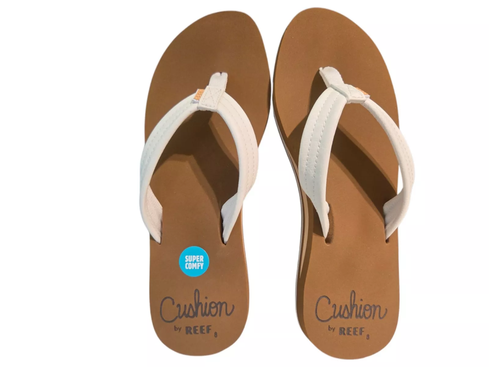 Reef Reef Cushion Breeze Cloud Teenslippers Synthetisch Wit Dames