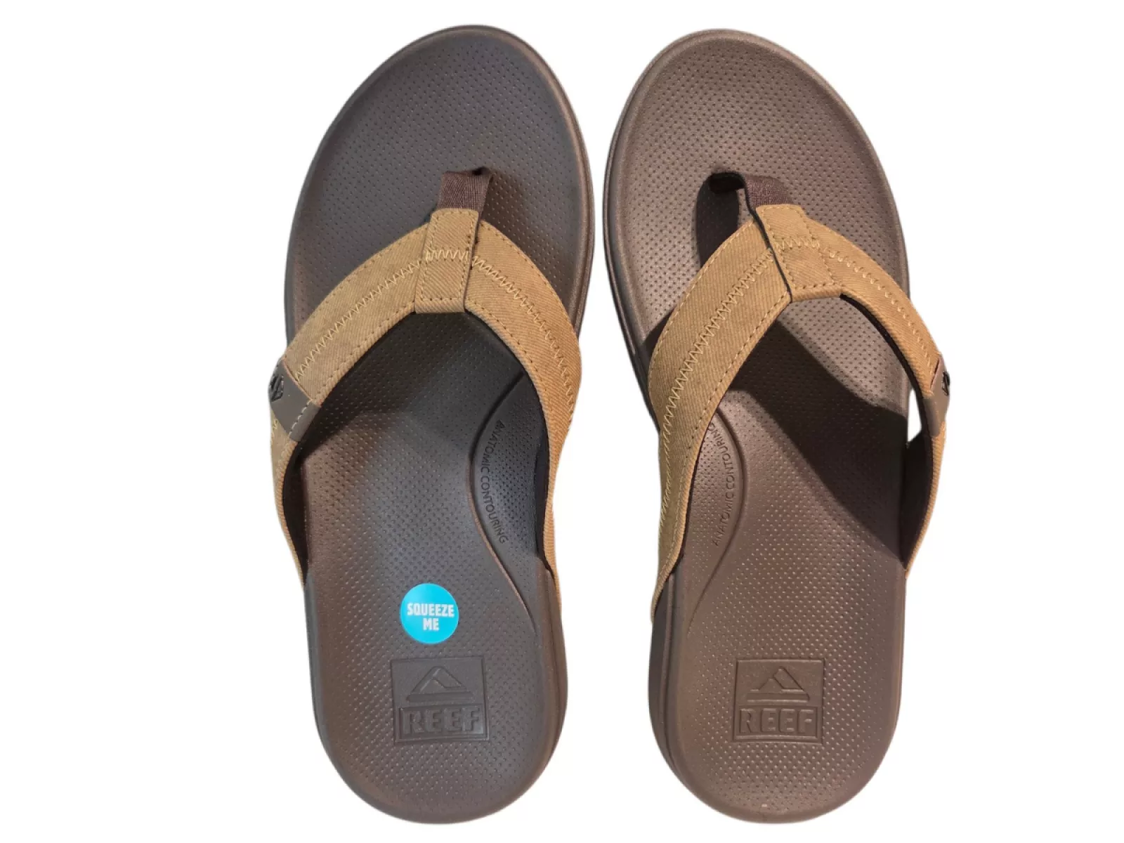 Reef Reef Cushion Phantom 2.0 brown tan Teenslippers Bruin Synthetisch Heren