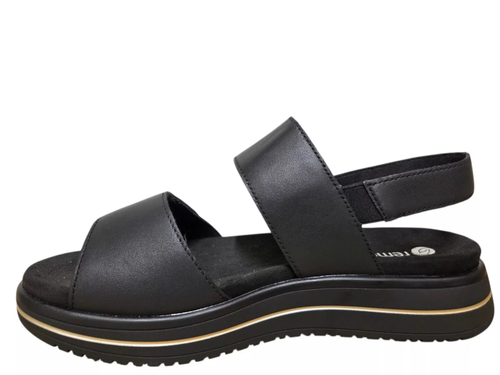 Remonte Remonte D1J63-00 Sandalen Zwart Leer Dames