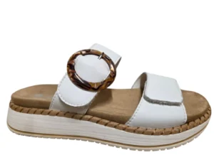 Remonte Remonte D3J51-80 Slippers Wit Leer Dames