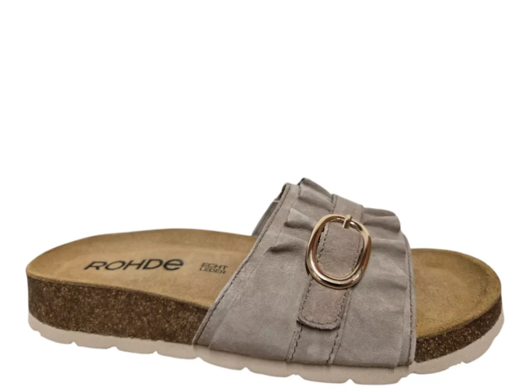 Rohde Rohde 1763 14 Slippers Beige Suede Dames