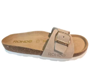 Rohde Rohde 5589 02 Slippers Beige Suede Dames