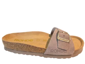 Rohde Rohde 5589 17 Dames Slippers Licht Bruin Suede Dames