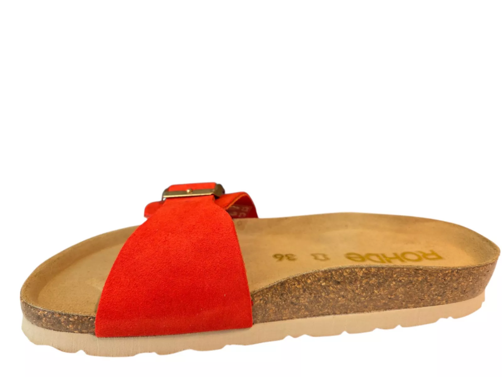 Rohde Rohde 5589 40 Slippers Rood Nubuck Dames