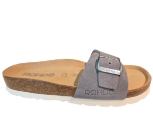 Rohde Rohde 5589 86 Slippers Grijs Suede Dames