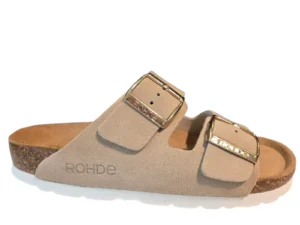 Rohde Rohde 5590 02 Slippers Beige Suede Dames