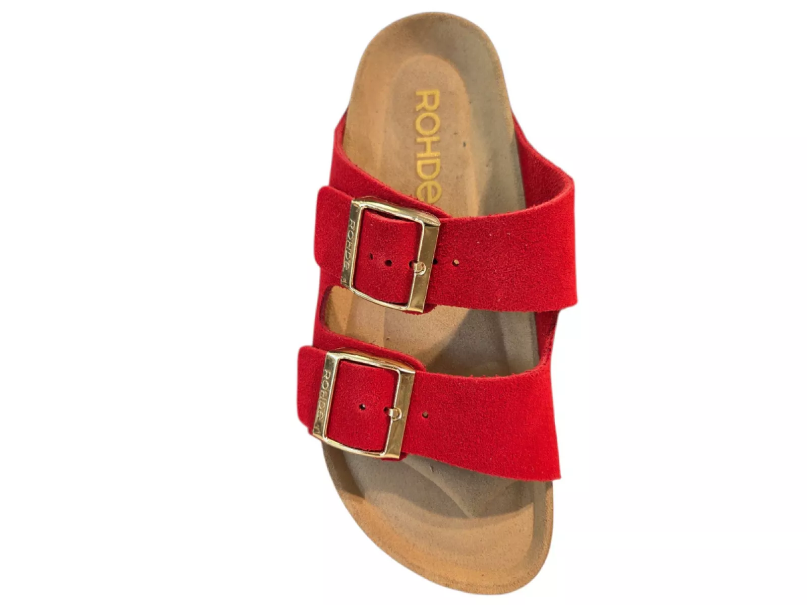 Rohde Rohde 5590 43 Slippers Rood Suede Dames