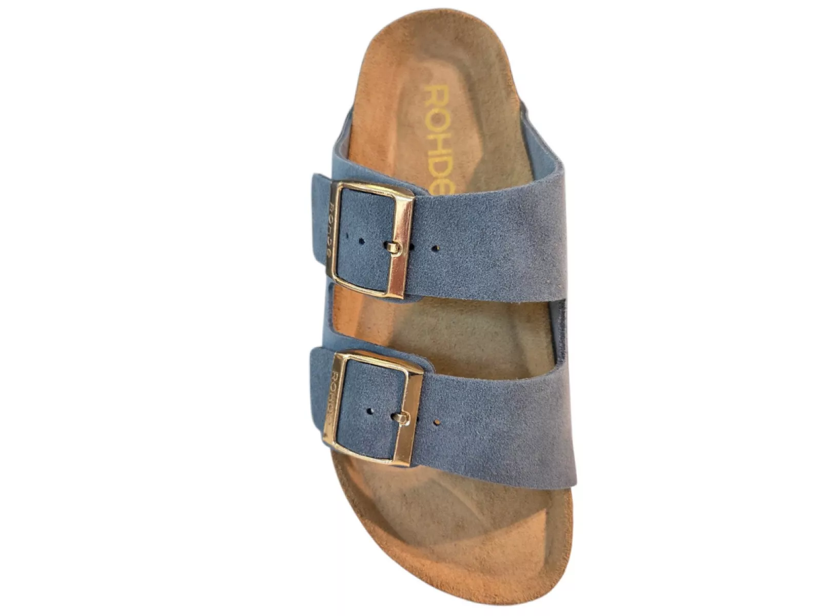 Rohde Rohde 5590 55 Slippers Blauw Suede Dames