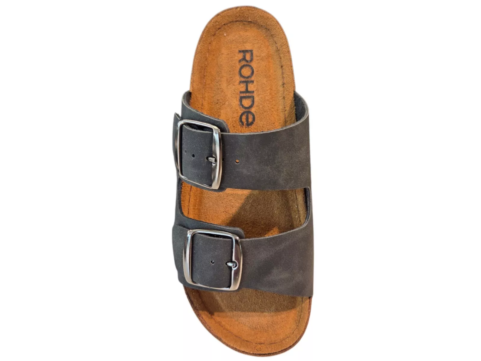 Rohde Rohde 5856 90 Slippers Zwart Nubuck Dames