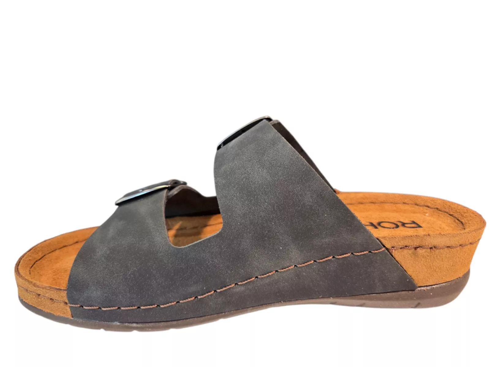 Rohde Rohde 5856 90 Slippers Zwart Nubuck Dames