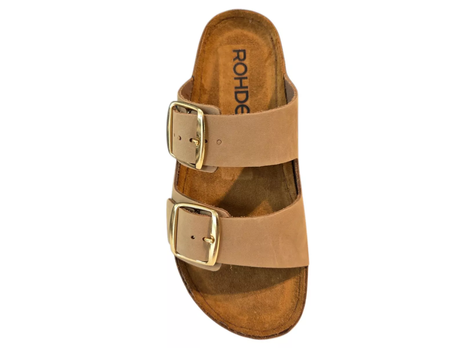Rohde Rohde 5865 14 Slippers Beige Leer Dames