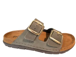 Rohde Rohde 5865 61 Slippers Groen Leer Dames