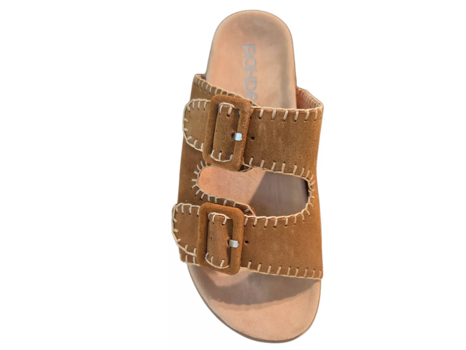 Rohde Rohde 6316 76 Slippers Cognac Suede Dames