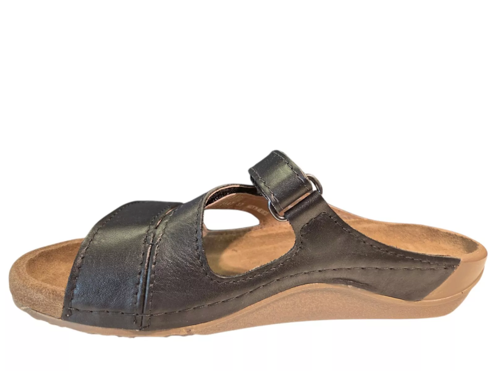 Wolky Wolky 0053650 000 Jasper Slippers Zwart Leer Dames